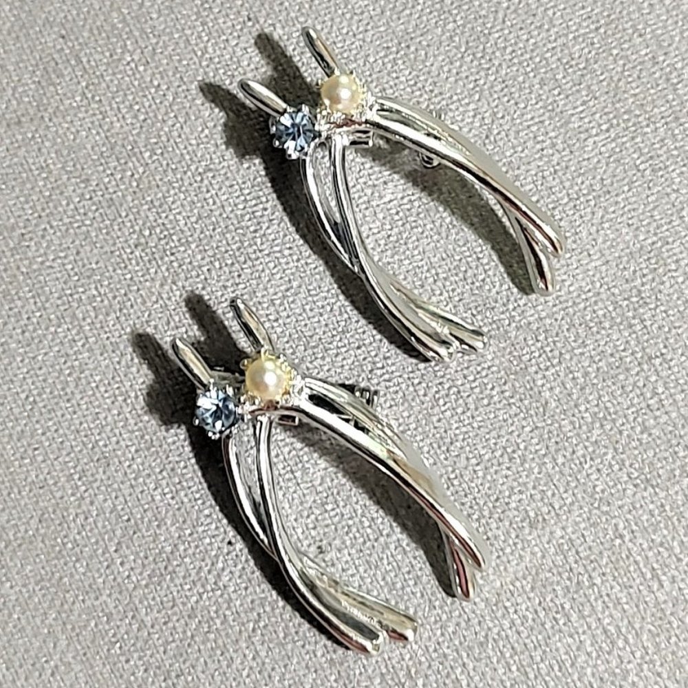 Pin Brooch Double Wishbone (2)
